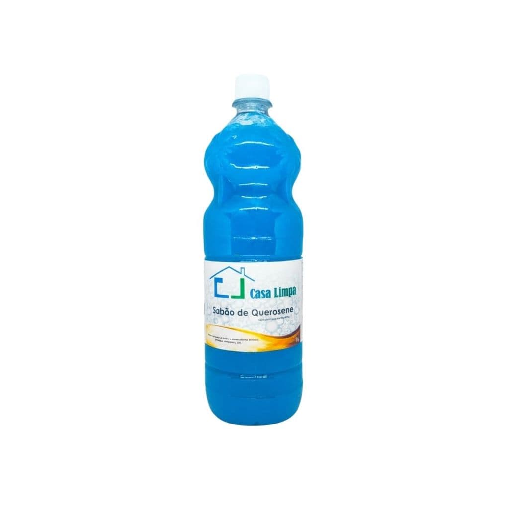 Sabão de Querosene Casa Limpa 1L Original – Limpeza Forte Contra Gordura Sujeira e Insetos