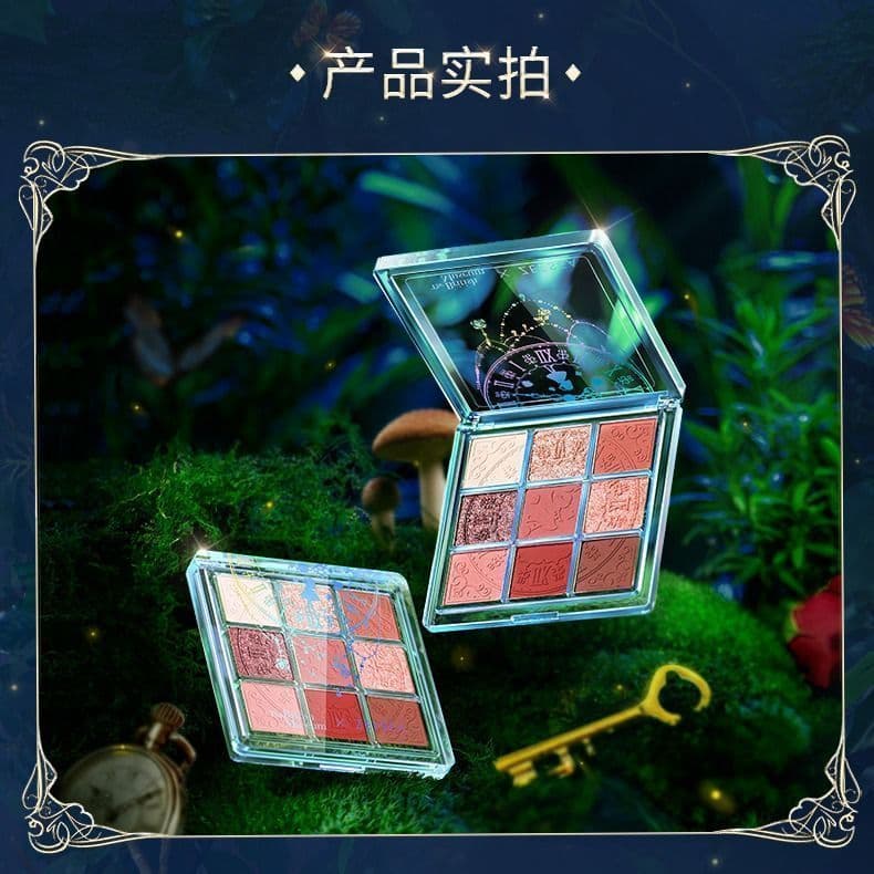 [ZEESEA] Paleta de Sombras Zise British Museum Alice com 9 Cores, Super Popular, Acessível para Estudantes, com Brilho e