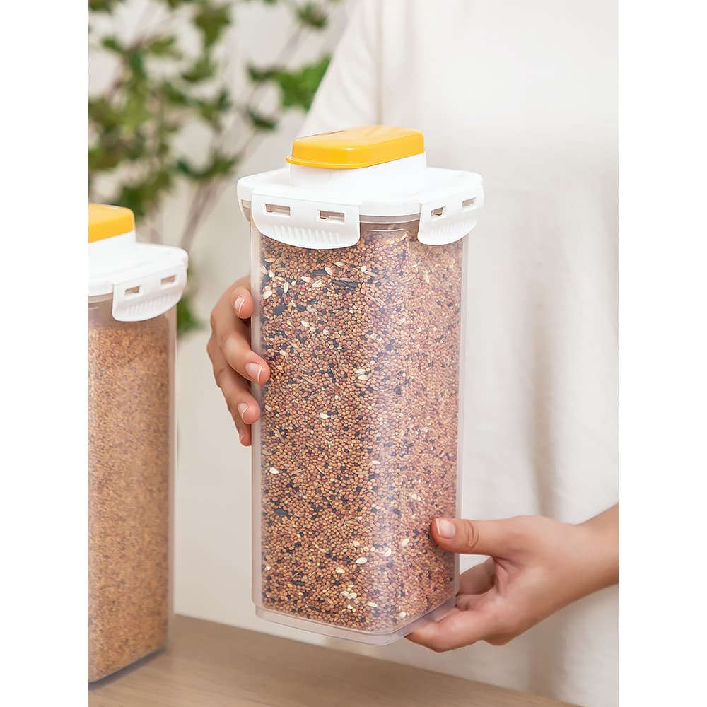 Balde de armazenamento de alimentos para pássaros, comida para pássaros, armazenamento de alimentos para animais de esti