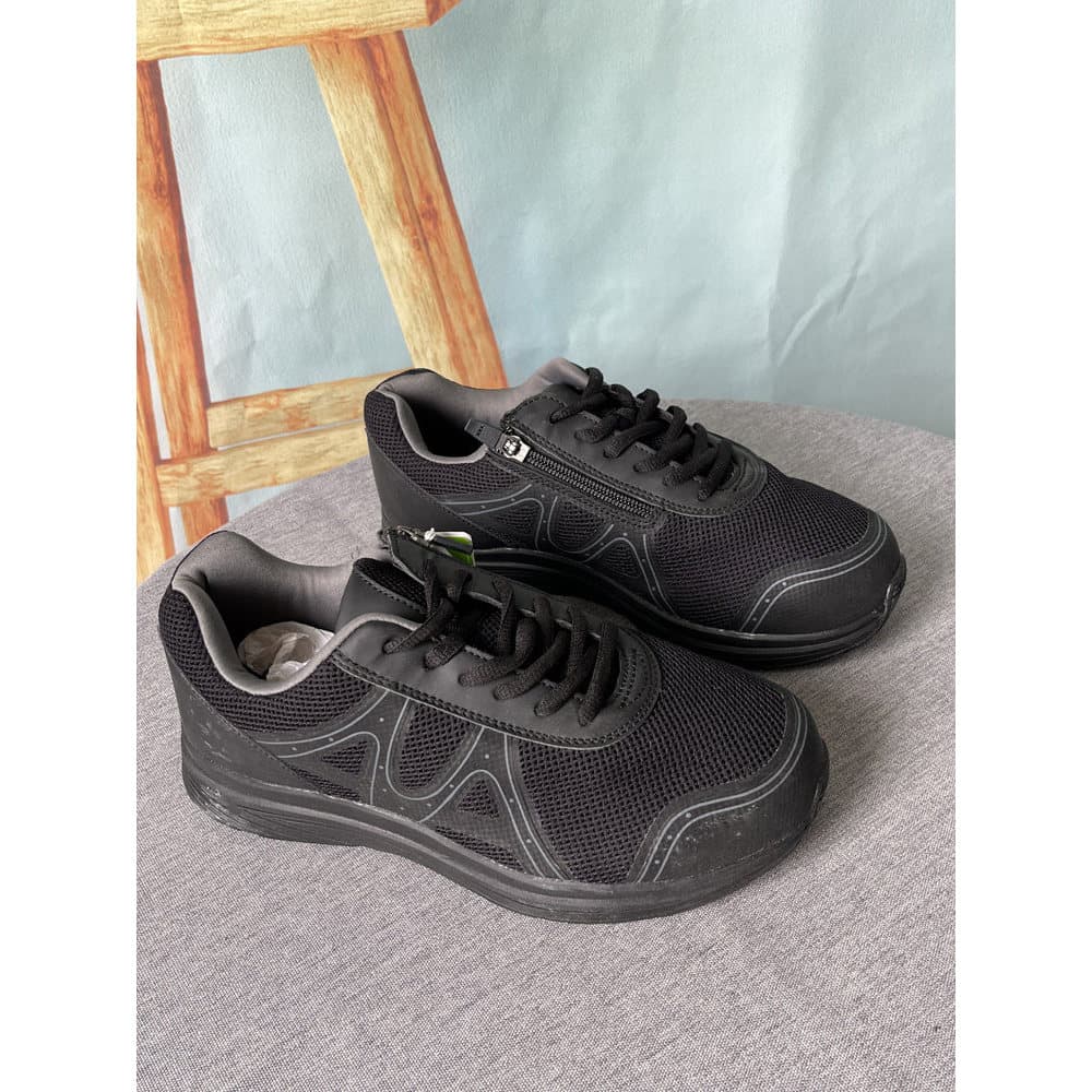 Sapatos de caminhada japoneses único comércio exterior masculino 4E antiderrapante alargamento baixo-Top solto pé inchad