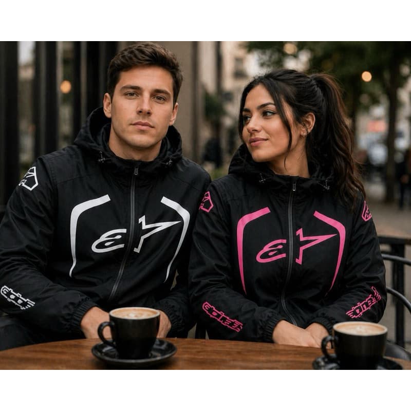 Jaqueta Masculina e feminina Impermeável + Proteção contra Chuva e Frio, piloto alp corta vento blusa moletom casal