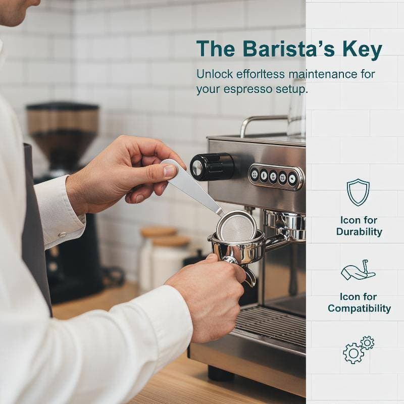 Ferramenta De Desmontagem Sem Esforço Para Cesta Portátil De Aço Inoxidável Máquinas De Café Expresso