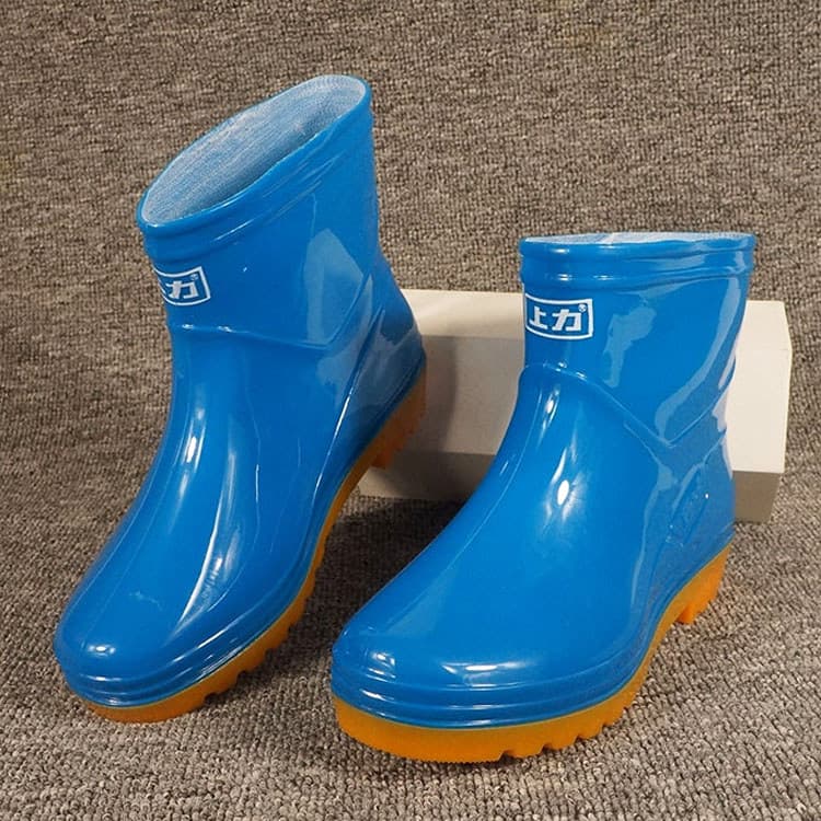 Botas de chuva curtas impermeáveis antiderrapantes sapatos de água adultos homens mulheres ao ar livre temporada chuvosa
