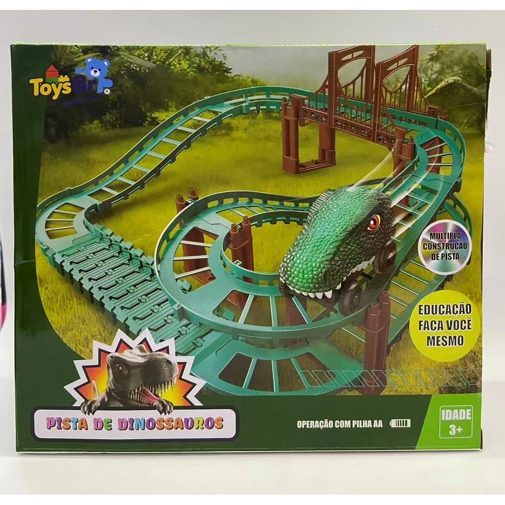Pista Radical com Carrinho tematico Dinossauro