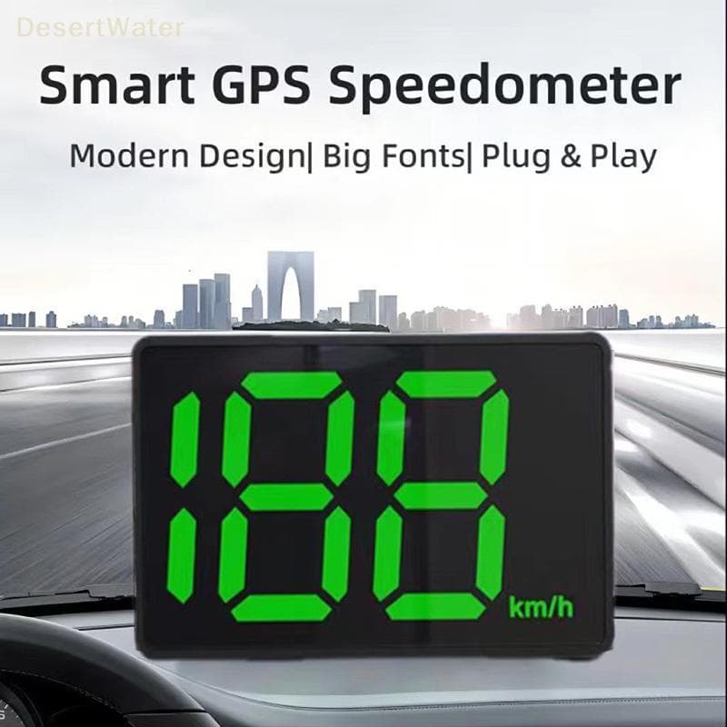 < DesertW > GPS Carro Digital Velocímetro HUD Head-up Display Eletrônico Velocidade Gadgets Inteligente Para Todos Os Me