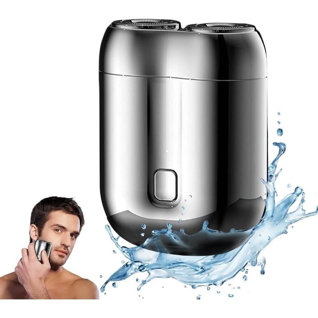 Mini Barbeador Elétrico Portátil, à prova d'água IPX7, Multifuncional, Barbeador Elétrico Masculino, Aparelho de Barbear