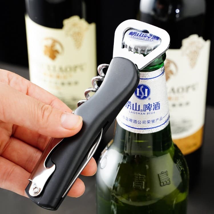 Saca-rolhas de cerveja saca-rolhas vinho tinto saca-rolhas abridor de vinho multifuncional abridor de lata Cross-Border