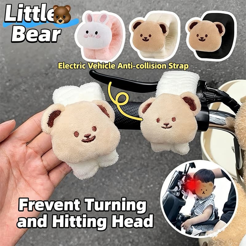 Protetor De Cabeça Anticolisão De Scooter De Coelho De Urso De Pelúcia De Desenho Animado Kawaii , Almofada De Segurança