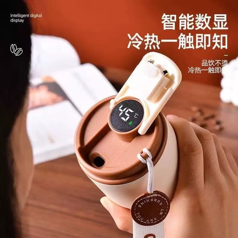 Xícara de café com Display quente inteligente Copo térmico portátil de alto valor