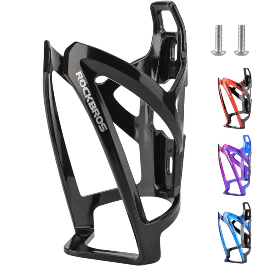 Suporte Garrafinha Caramanhola RockBros Policarbonato Ultraleve Porta Garrafa Bike MTB Speed Universal com Parafusos