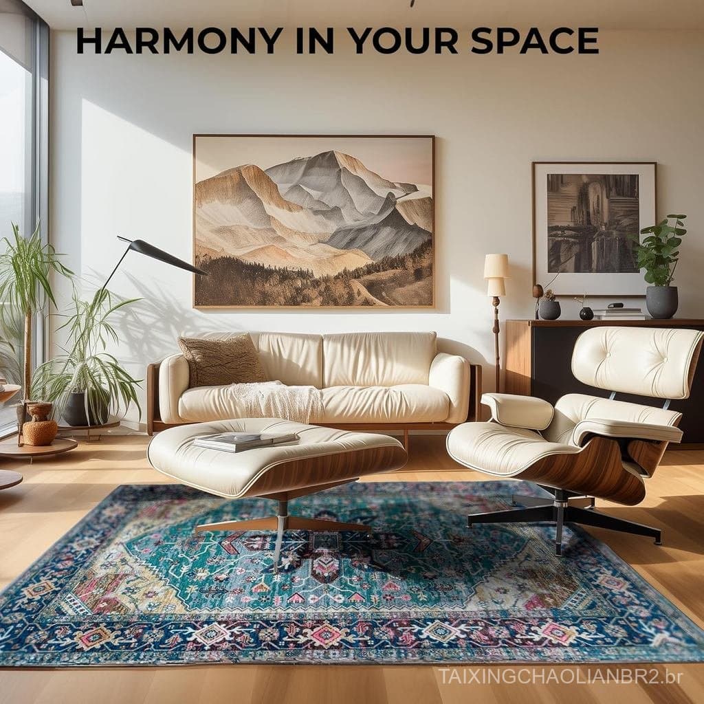 Tapete Fino Lavável - Tapetes Boho 3'x5' para Sala de Estar, Quarto, Sala de Jantar, Cozinha, Antiderrapante, Lavável, V