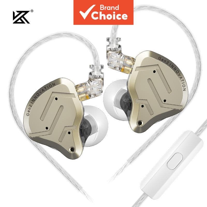 KZ ZSN PRO 2 Fones De Ouvido Com Fio 1BA + 1DD Monitor Intra-Auricular Stage Live HiFi Estéreo Baixo Música Esportivos P