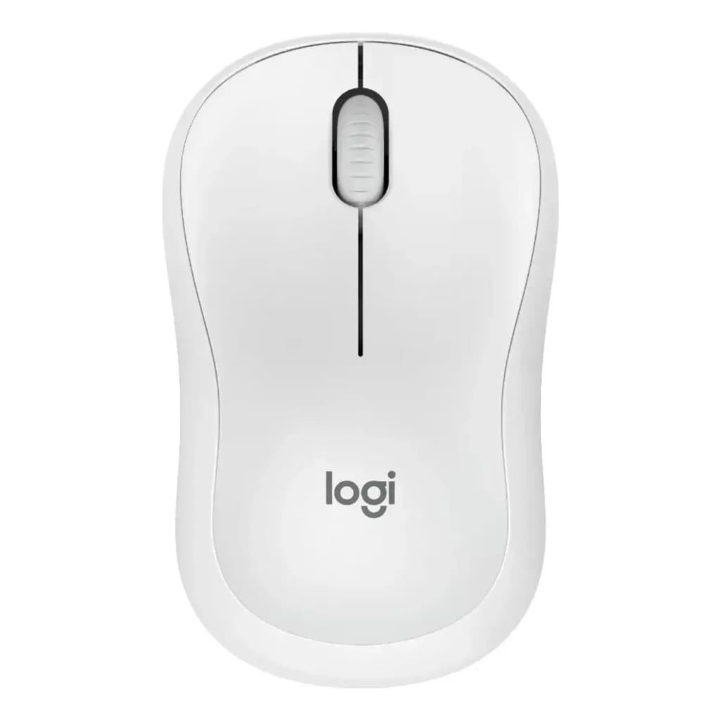 Mouse Logitech M240 Branco Bluetooth Silencioso Sem Fio