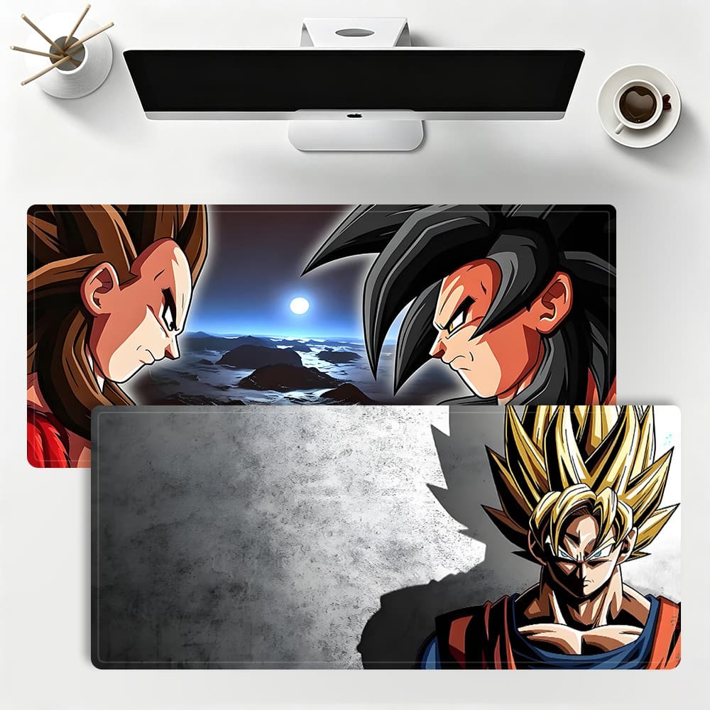 Grande Jogo Mouse Pad Antiderrapante 80X30 CM Impressões Personalizadas Mousepad Borda Costurada Dragon Ball KK2