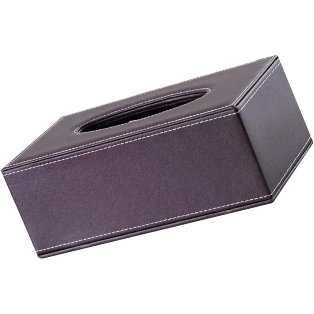 Amosfun Porta-Lenços Vintage em PU, Organizador Prático de Guardanapos para Sala de Estar e Carro, Design Robusto e Gran