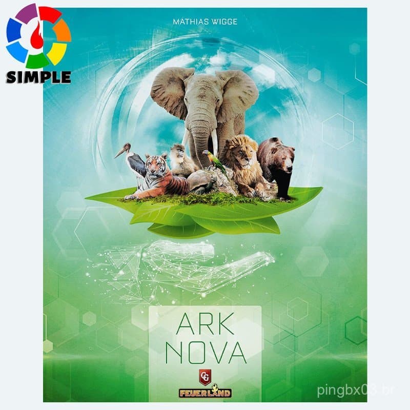 Ark Nova – Um Jogo de Tabuleiro da Capstone Games para 1-4 Jogadores – Jogos de Tabuleiro para Noites de Jogos em Famíli