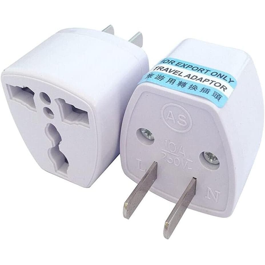 Adaptador de Energia para Viagem GRLRCR, Adaptador Conversor Universal de Alto Desempenho de UK, EU, AU para Plugue dos