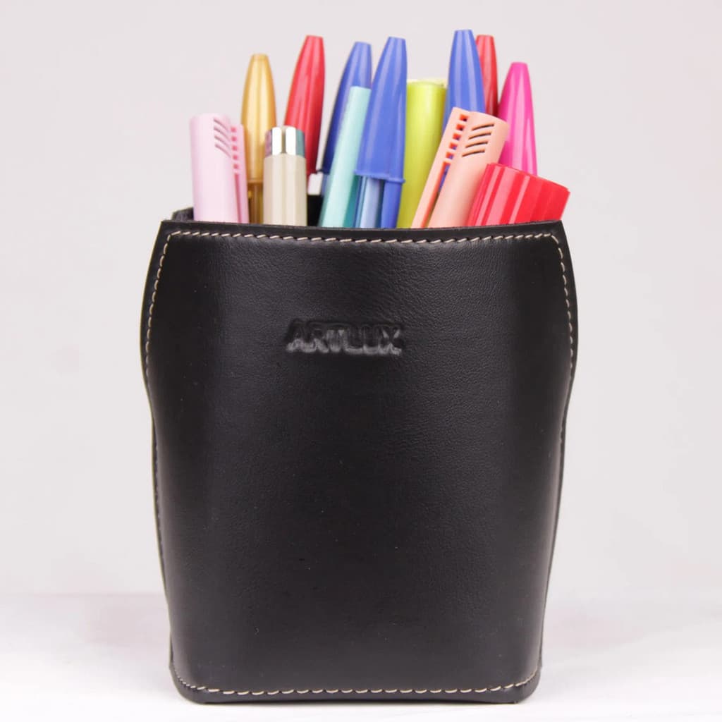 Porta Canetas e Lápis Premium Artlux PCN02 Couro Legítimo Artlux Premium