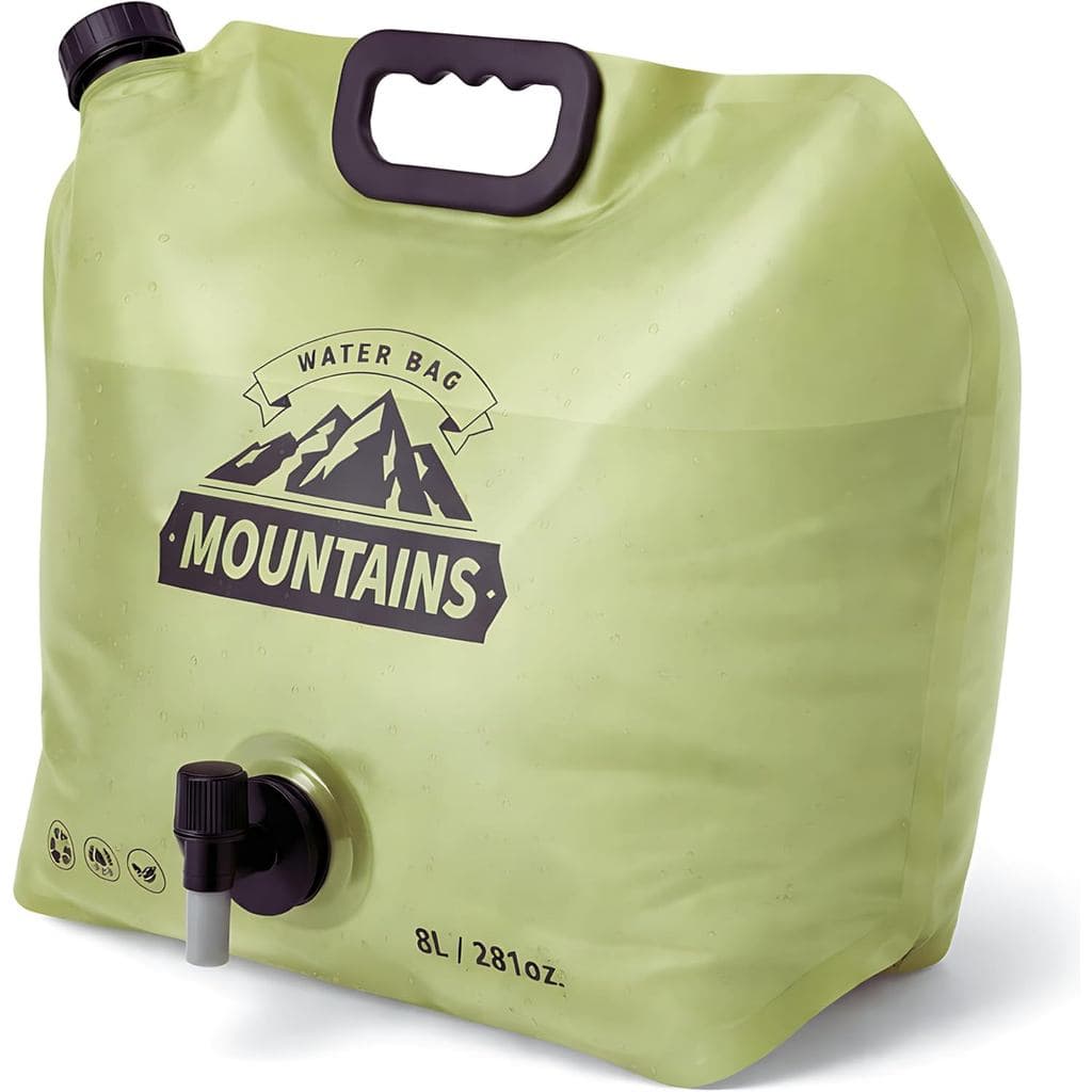 Recipiente de Água para Camping de 2 Galões, Jarro de Água Dobrável com Bico - Frascos Plásticos Reutilizáveis, Jarro de