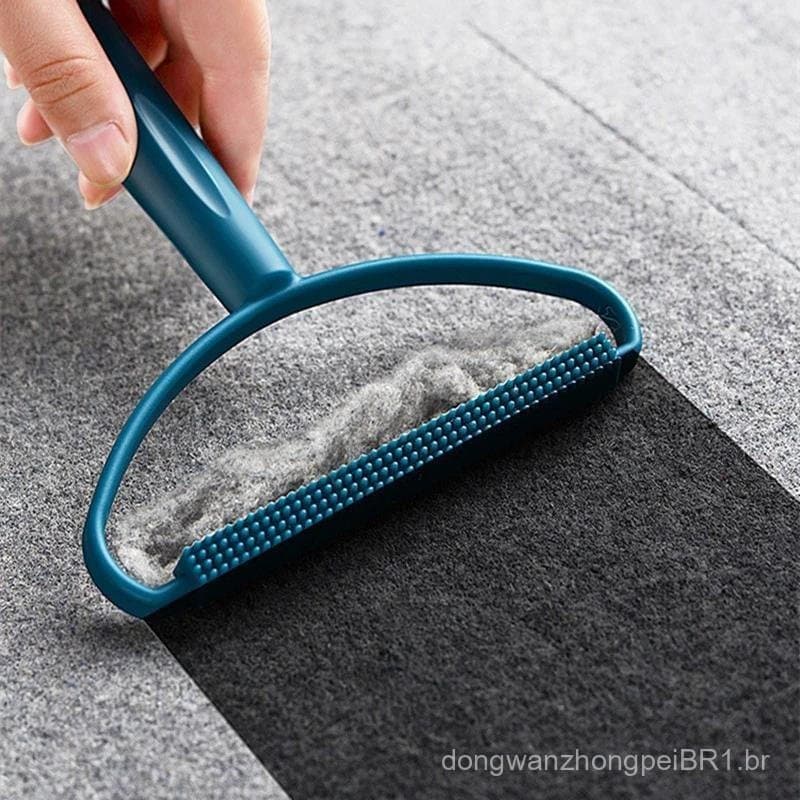 Removedor de Pelos Portátil - Escova de Limpeza de Dupla Face para Tecidos, Roupas, Suéteres e Casacos - Remove Pelos de