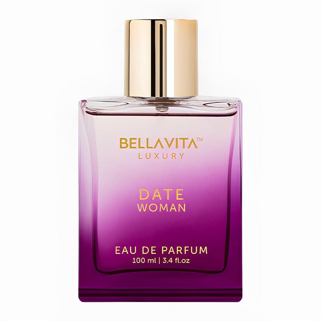 Perfume Leve de Luxo Bellavita DATE |   100 ml (3,4 onças líquidas) |   Perfume feminino |   Notas florais, pimenta rosa