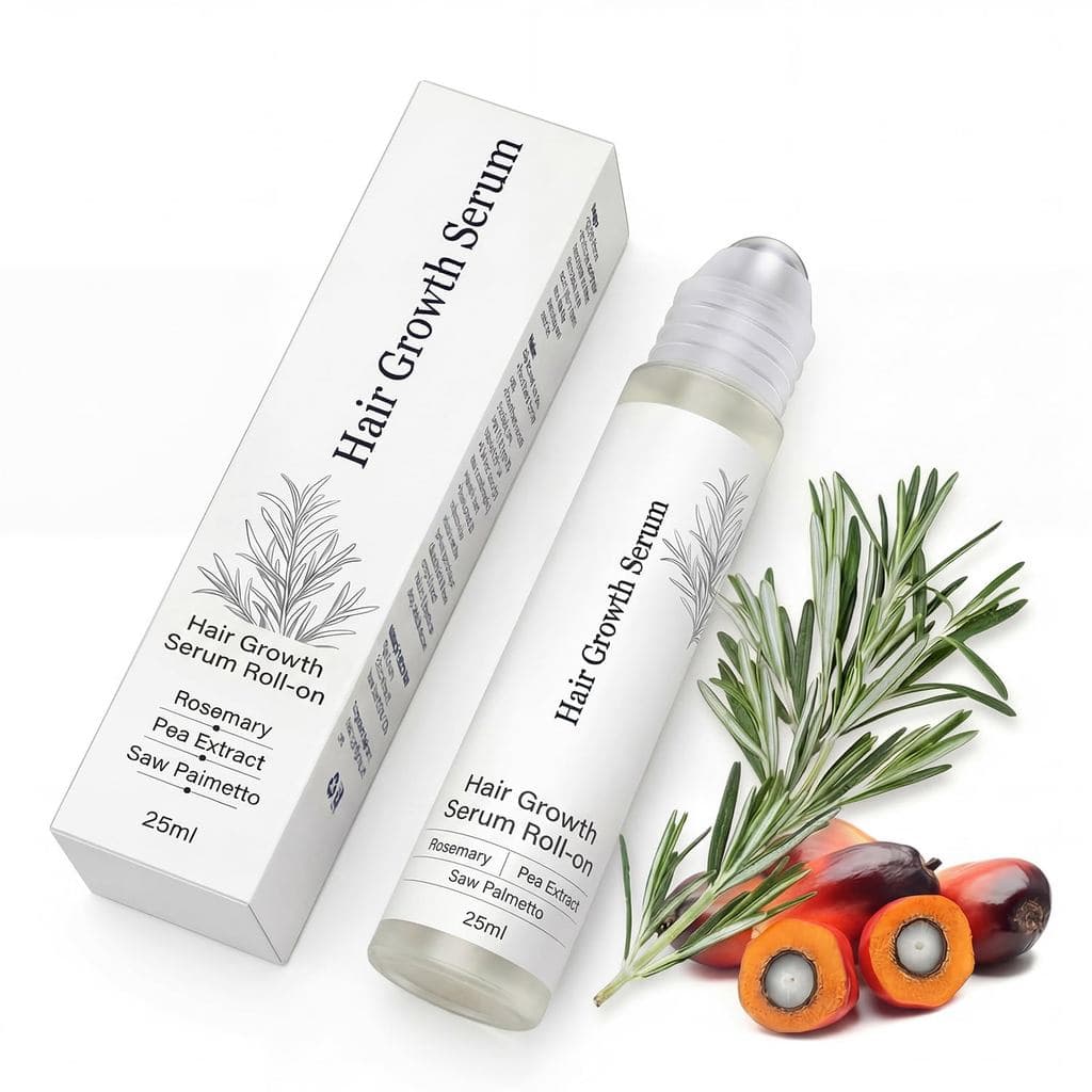 Sérum para Crescimento Capilar com Alecrim e Saw Palmetto |   Suporta cabelos com aparência mais cheia e volumosa. |   F