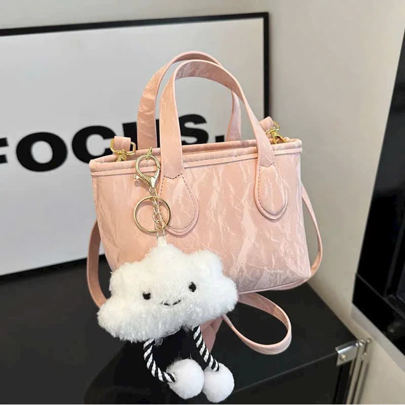 A bolsa transversal feminina da Bao Store tem um zíper de veludo resistente, durável e bonito, tamanho 20 TXN354.