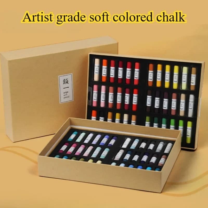 36 Cores Artista Grau Cor Macia Giz Puro Mão-Massado Pastel Vara Figura/Paisagem Pintura Criação Arte Lápis