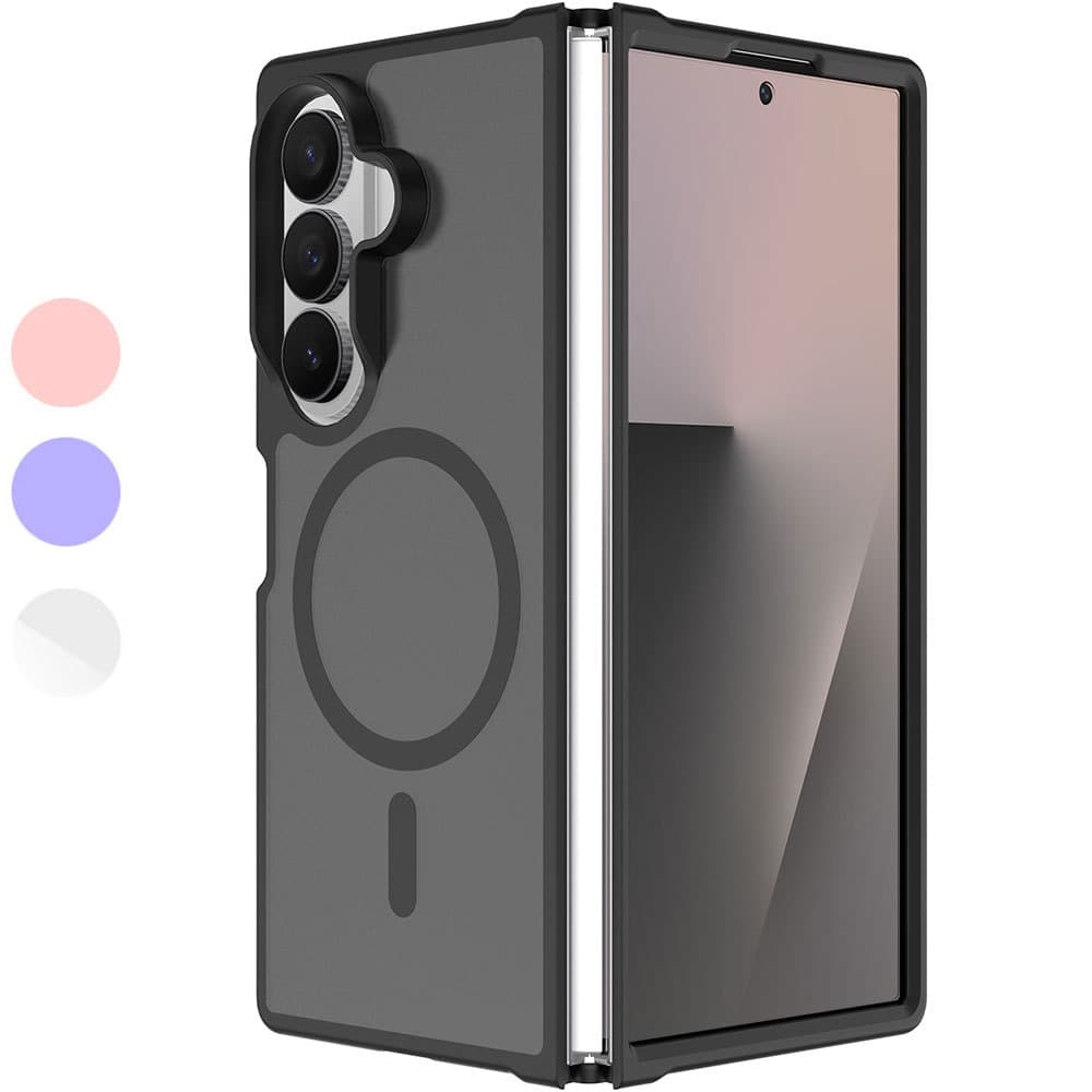 Capa Para Samsung Galaxy Z Fold 8 Ultra , Dobrável 7 6 Magnética Fina Translúcida Fosca Protetora Rígida À Prova De Choq