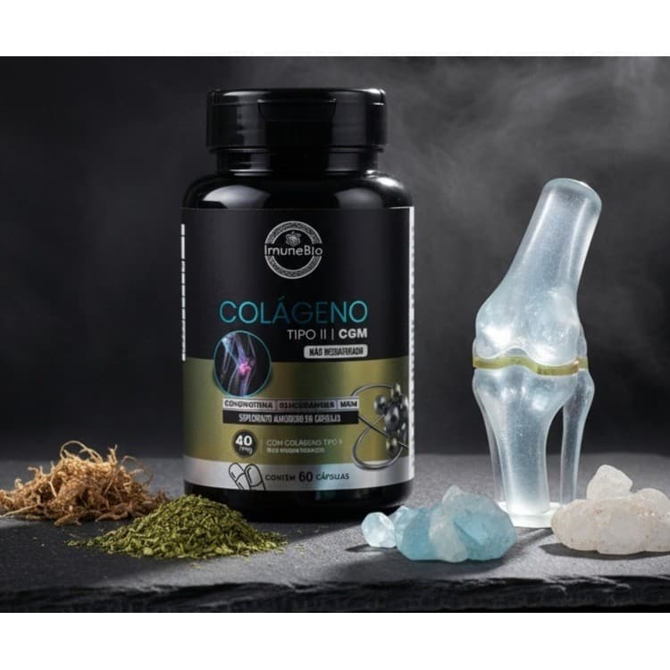 Colágeno Tipo 2 CGM + Glucosamina + Condroitina + MSM 60 Caps; Premium (1)
