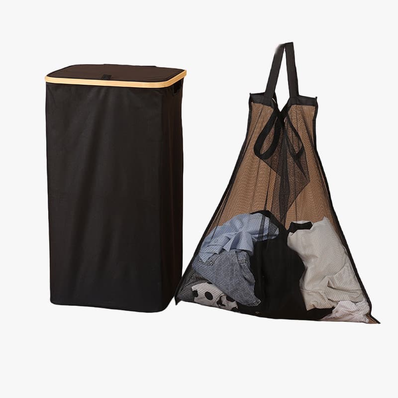 Cesta de roupas sujas dobrável com tampa com saco interno Cesto de armazenamento de roupas sujas Cesto de roupas sujas C