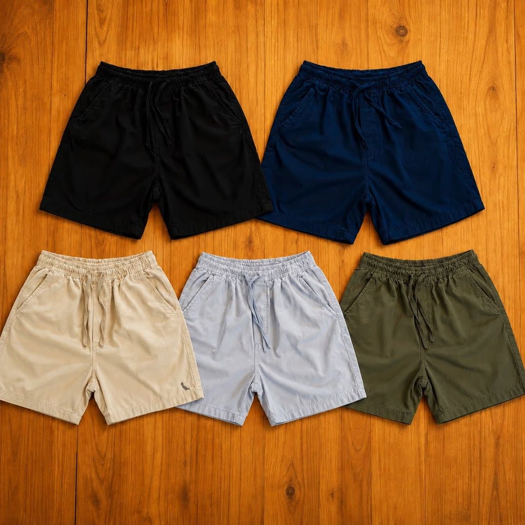 Short casual 100% algodão Reular