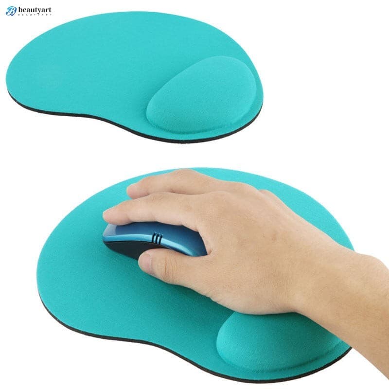 Mouse Pad Para Jogos De Fibra Macia Com Descanso De Pulso-Tapete Portátil Grosso Laptop De Mesa