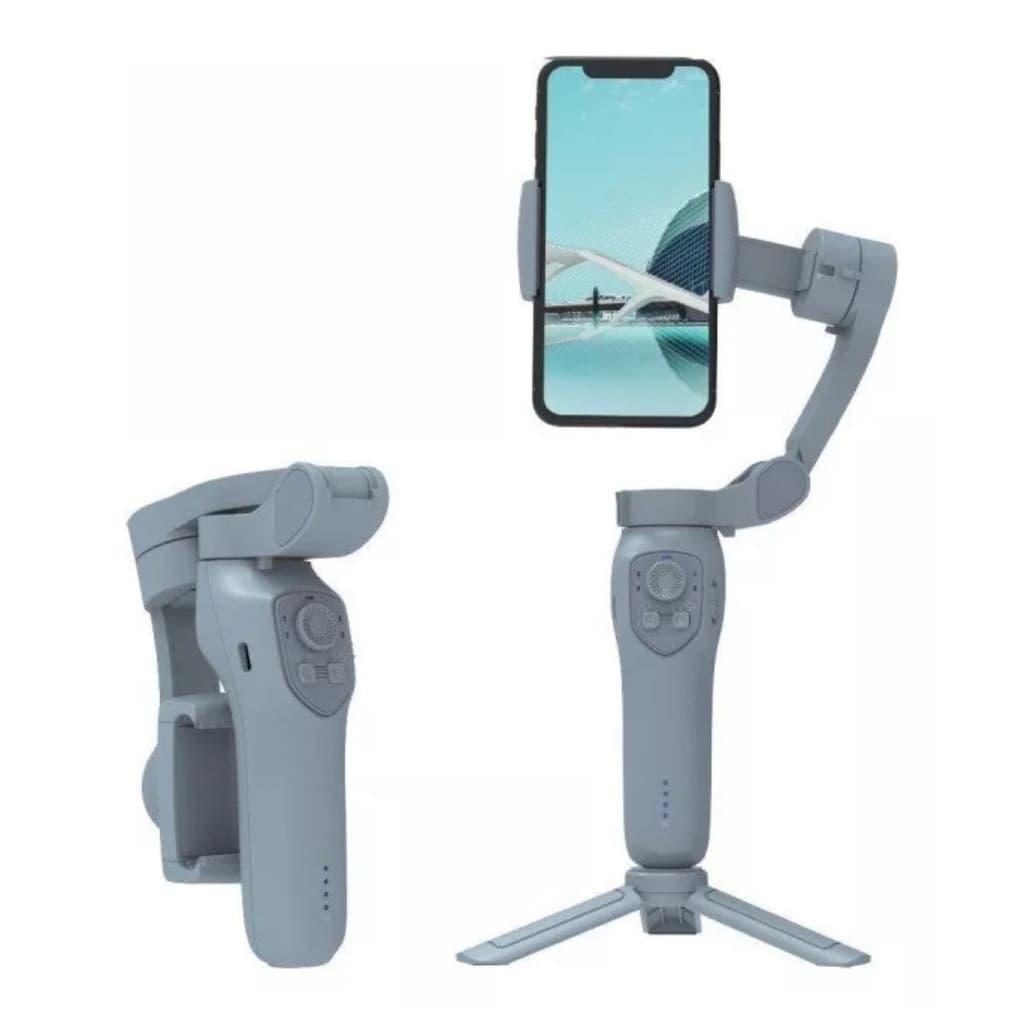 Gimbal Estabilizador Profissional L7c Pro De Celular Vertical Horizontal L Cor Cinza