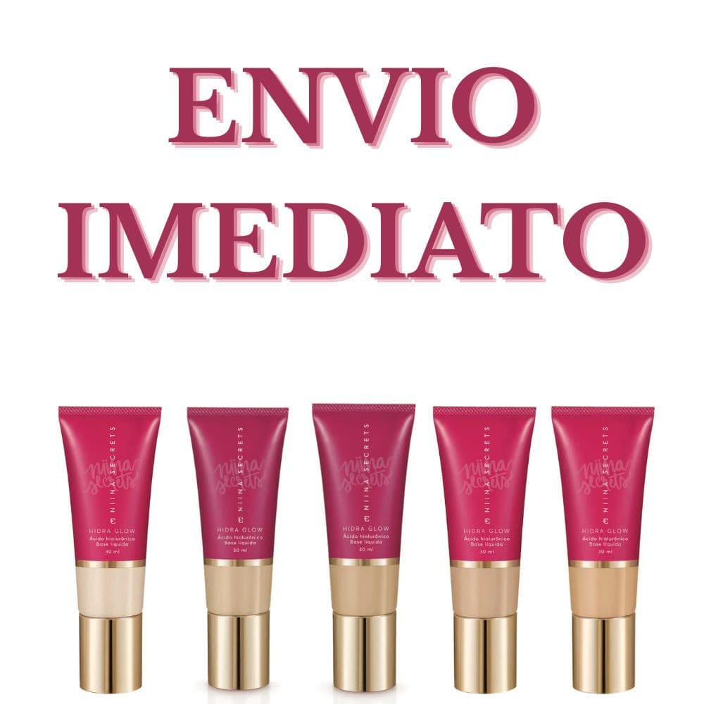 Base Líquida Niina Secrets Hidra Glow 30ml - Eudora