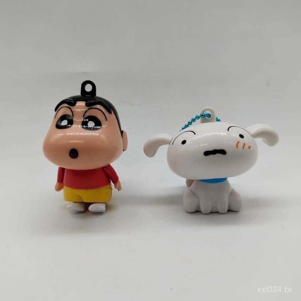 Produto autêntico solto UY, figura do personagem Shiro do Crayon Shin-chan japonês, modelo de pingente para presente, ve