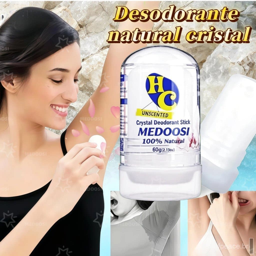 (60g) Desodorante De Cristal De Pedra Natural/Antitranspirantes/Pode Ser Usado Em Todo O Corpo Para Melhorar odor Corpor
