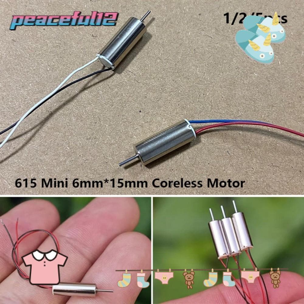 Motor Coreless Pacífico 1/2/5pcs , 615 6mm * 15mm 615 Pequeno De Copo Oco , DC 4.2V 0.12 A