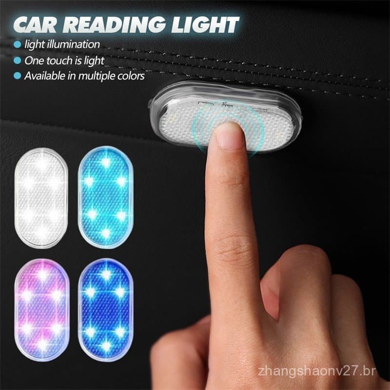 1 peça luz de teto de carro leitura noturna LED carregamento USB 5V RY2V