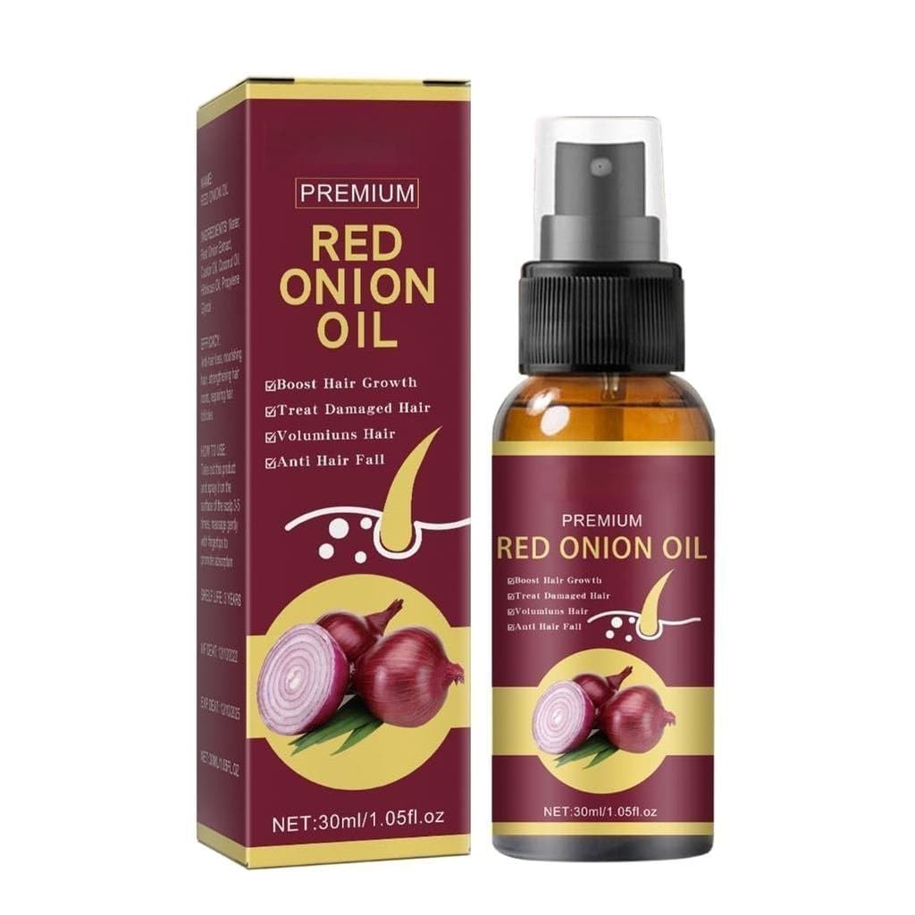 Óleo de cebola roxa de alta qualidade é utilizado para promover o crescimento capilar e prevenir a queda de cabelo, 30ml