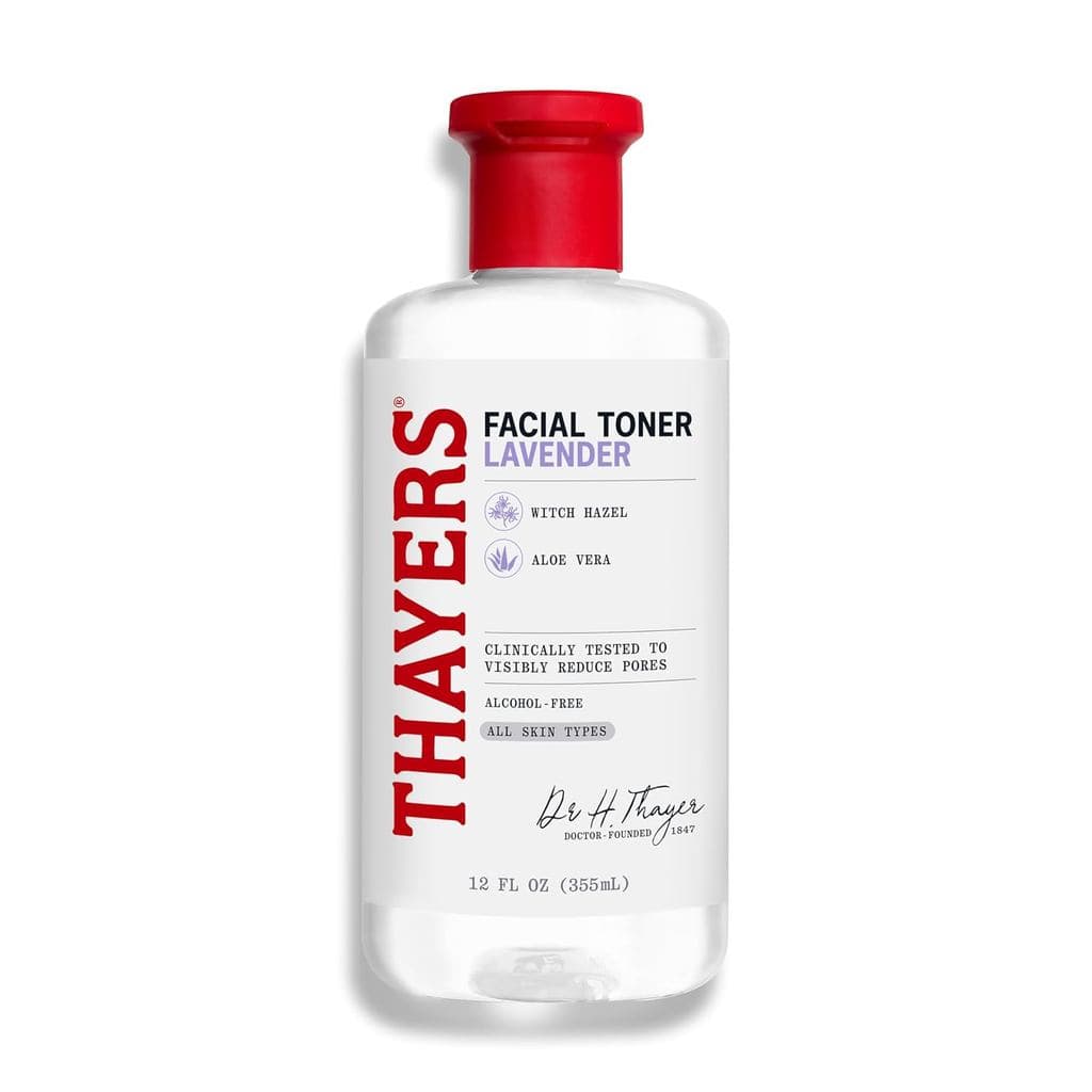 THAYERS Tônico Facial Hidratante Sem Álcool com Lavanda e Witch Hazel, Fórmula com Aloe Vera, Vegano, Testado e Recomend
