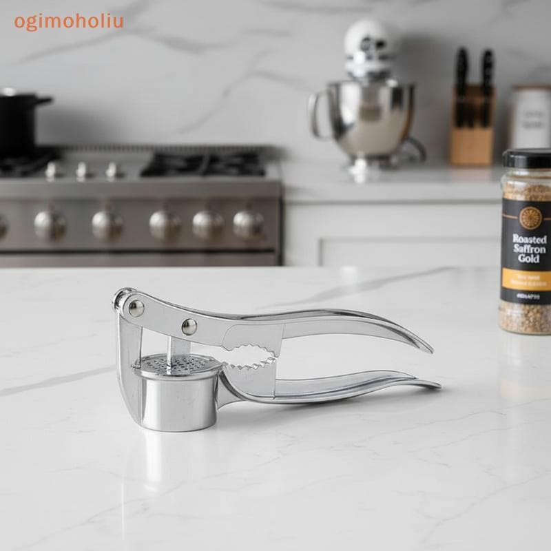 [GMH] Prensa De Alho , Espremedor Triturador De Cozinha À Prova De Ferrugem Premium Com Alça Ergonômica , Gengibre Boa A