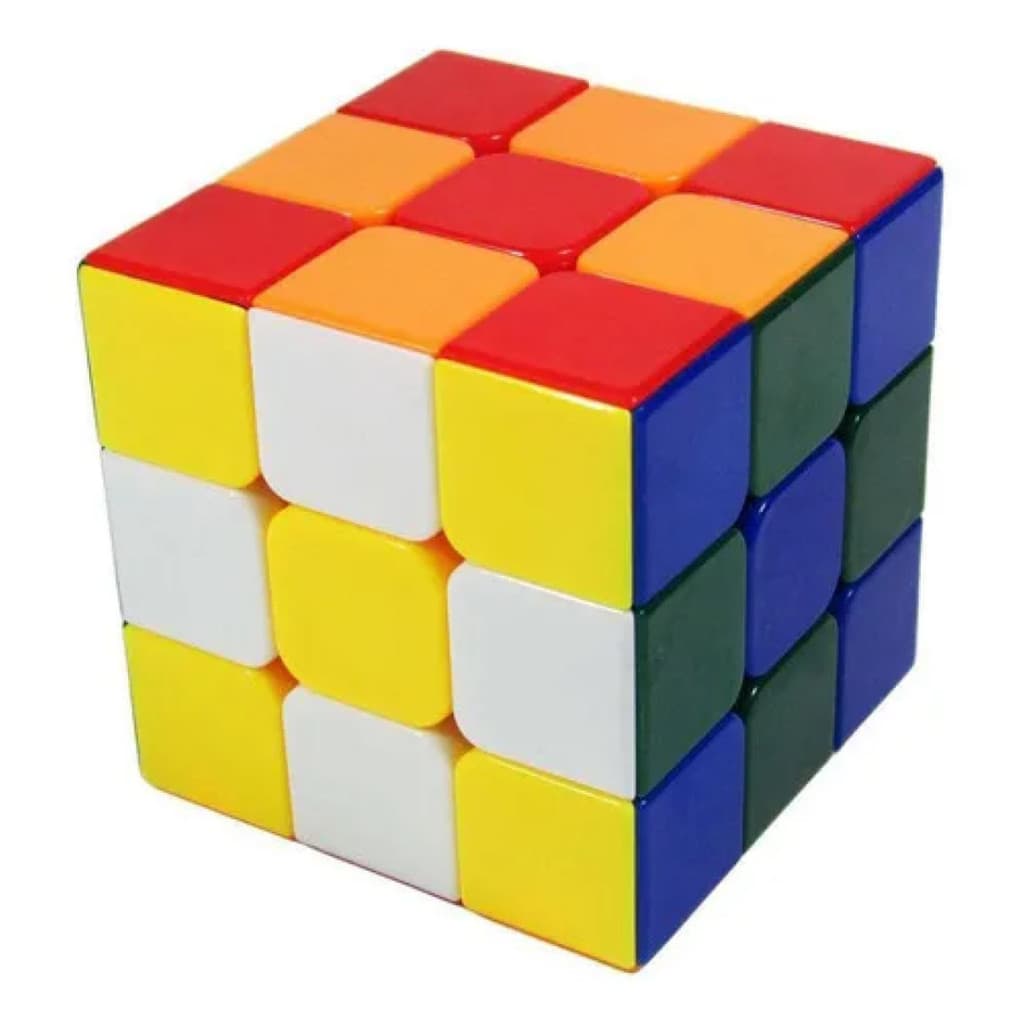 Cubo Mágico Profissional Rainbow Sem Adesivos