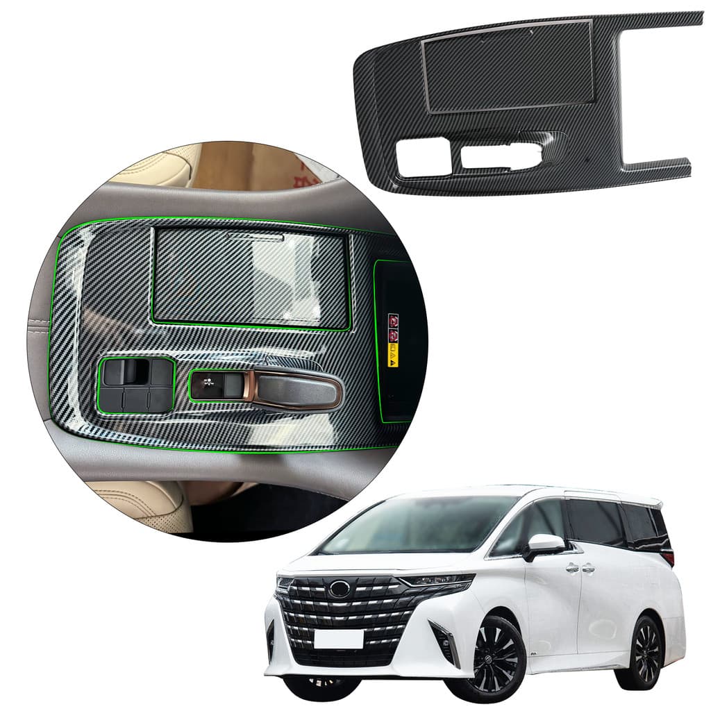 premium-ABS Console De Controle Central Do Carro Caixa De Mudança De Engrenagem Titular Painel Capa Quadro Decoração Int