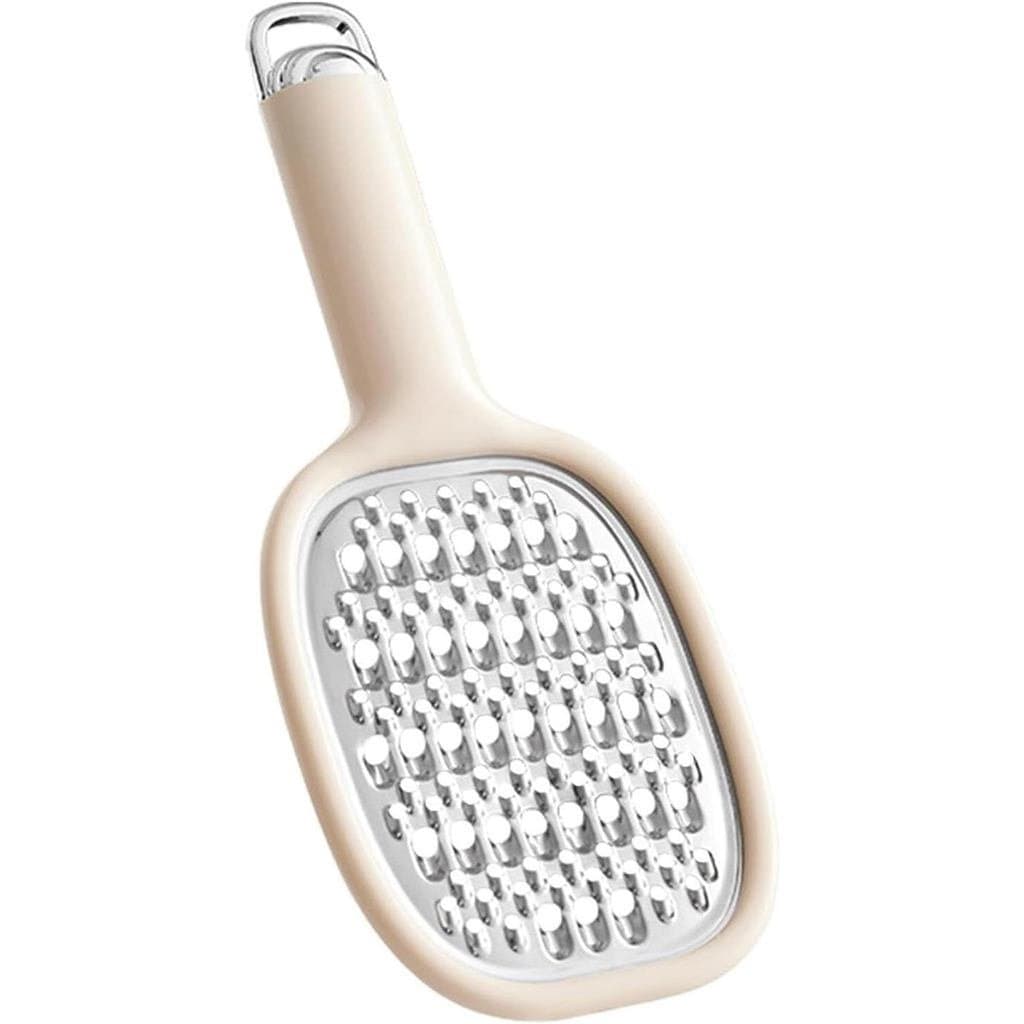 Ralador de Cozinha em Aço Inoxidável com Cabo Ergonômico – Ralador de Queijo e Zester Suspenso para Fatiar sem Esforço,
