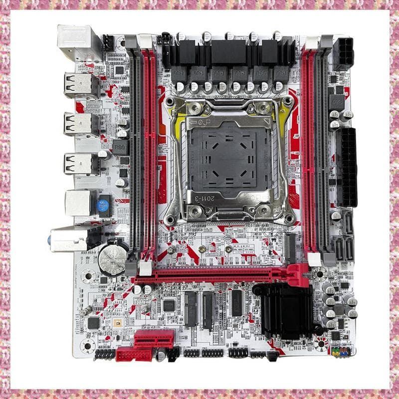 (Zsqa) X99G757 DDR3 LGA 2011-3 X99 Placa-Mãe Desktop De Jogos E5 2666/2673/2676/2678/2696 V3 CPU Suporte HM55 Chip
