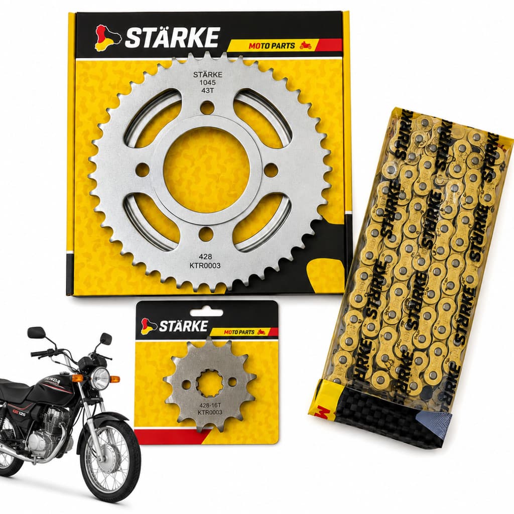 Kit Relação CG 125 Titan Fan Cargo KS ES 2000 a 2008