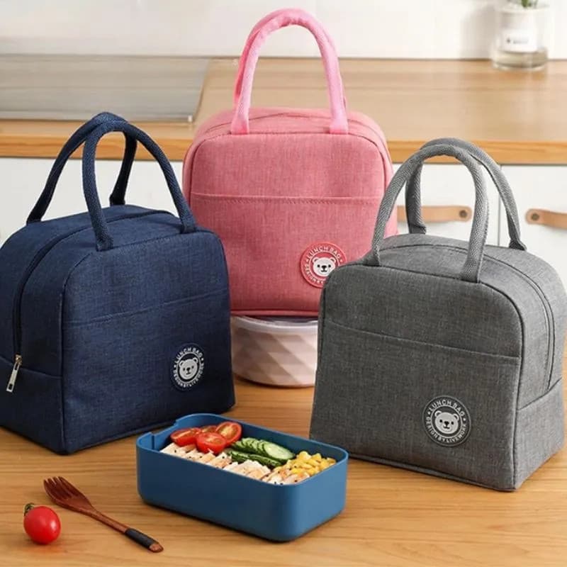 Bolsa Térmica Para Marmita Lancheira Com Alça Impermeável Térmica Para Alimentos Trabalho Escola