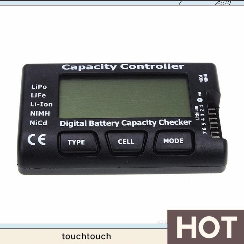 Testador De Controlador De Capacidade Do Balanceador De Bateria CellMeter-7 LiPo LiFe Li-Fe Ion NiMH Nicd Verificador Di