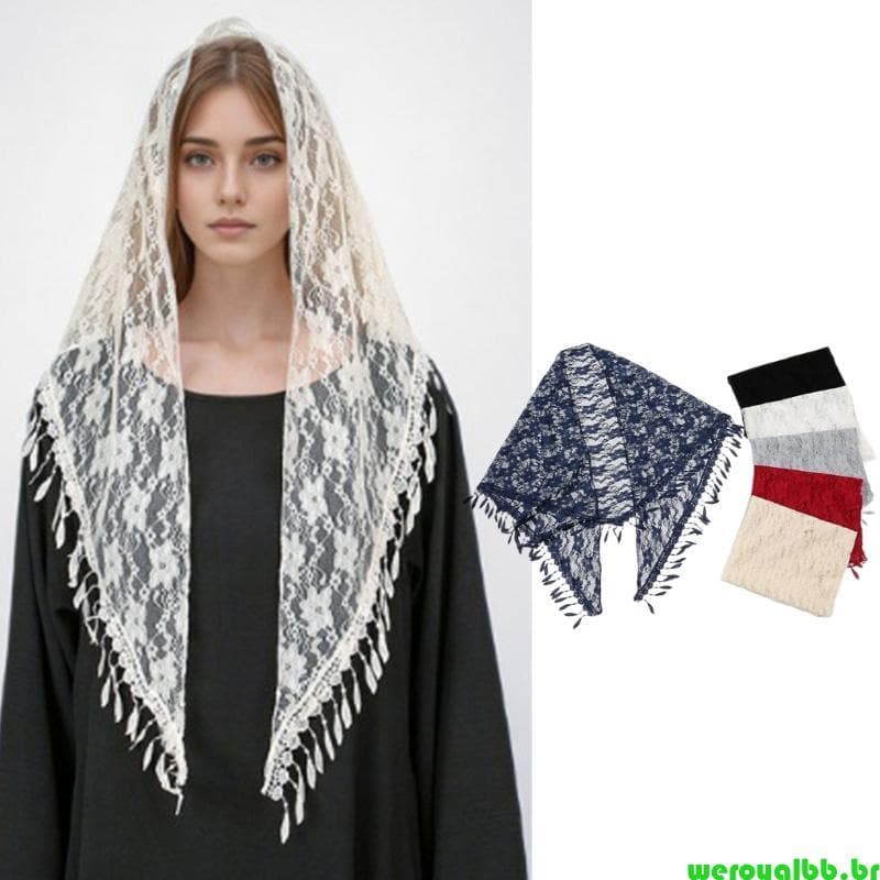 weroyalbb Francês Renda Cabeça Envoltório Borlas Xale Para Ocasiões Especiais E Roupas